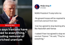 Trump says Iranians have “agreed to everything,” including removal of enriched uranium